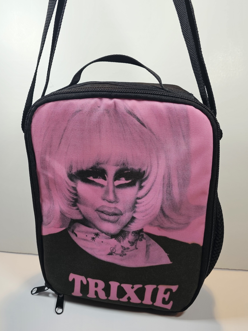 Trixie Mattel Drag Queen Insulated Lunch Bag Crossbody Pink Collectible
